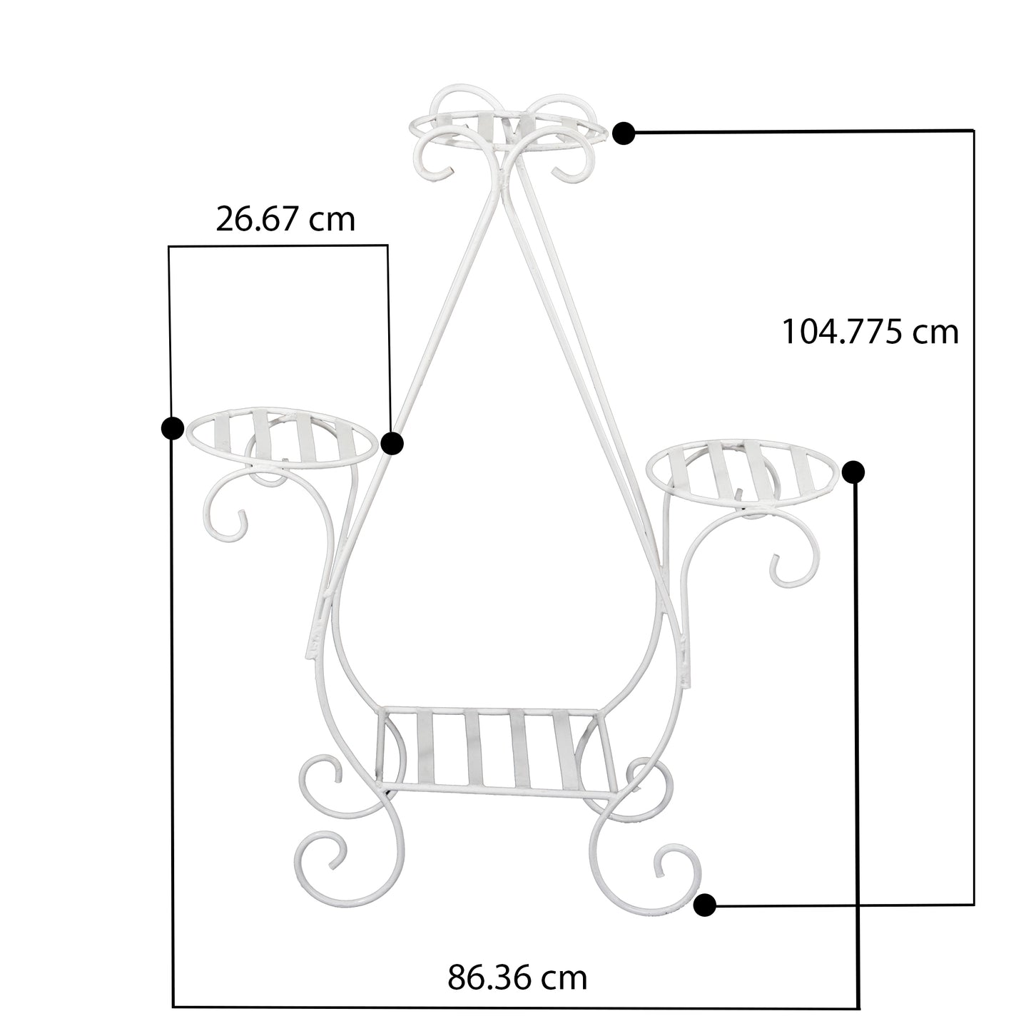 VerdantVista plant stand for pots