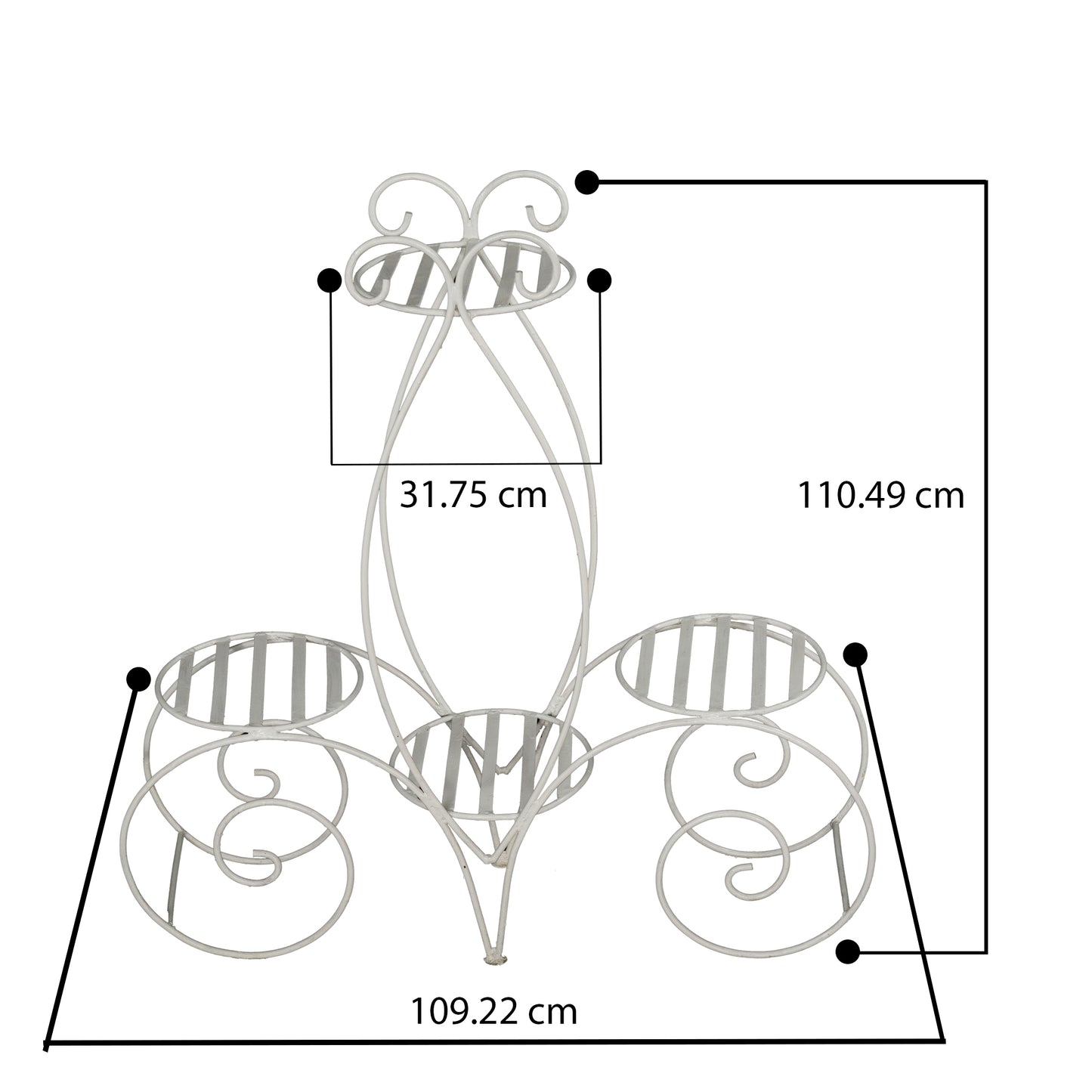 LeafLoom showcase plant stand for pots