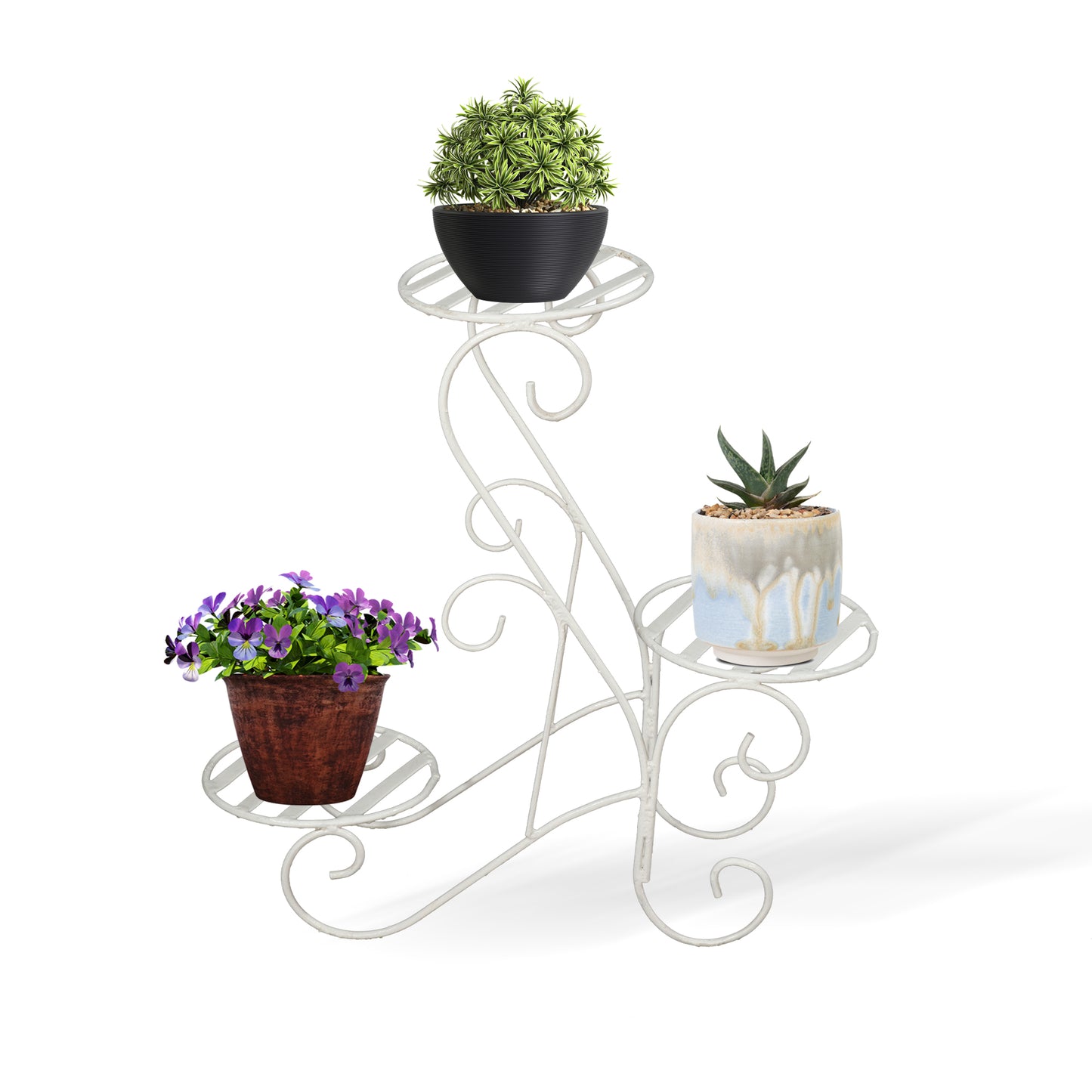 Plus Designed Three Plant Stand
