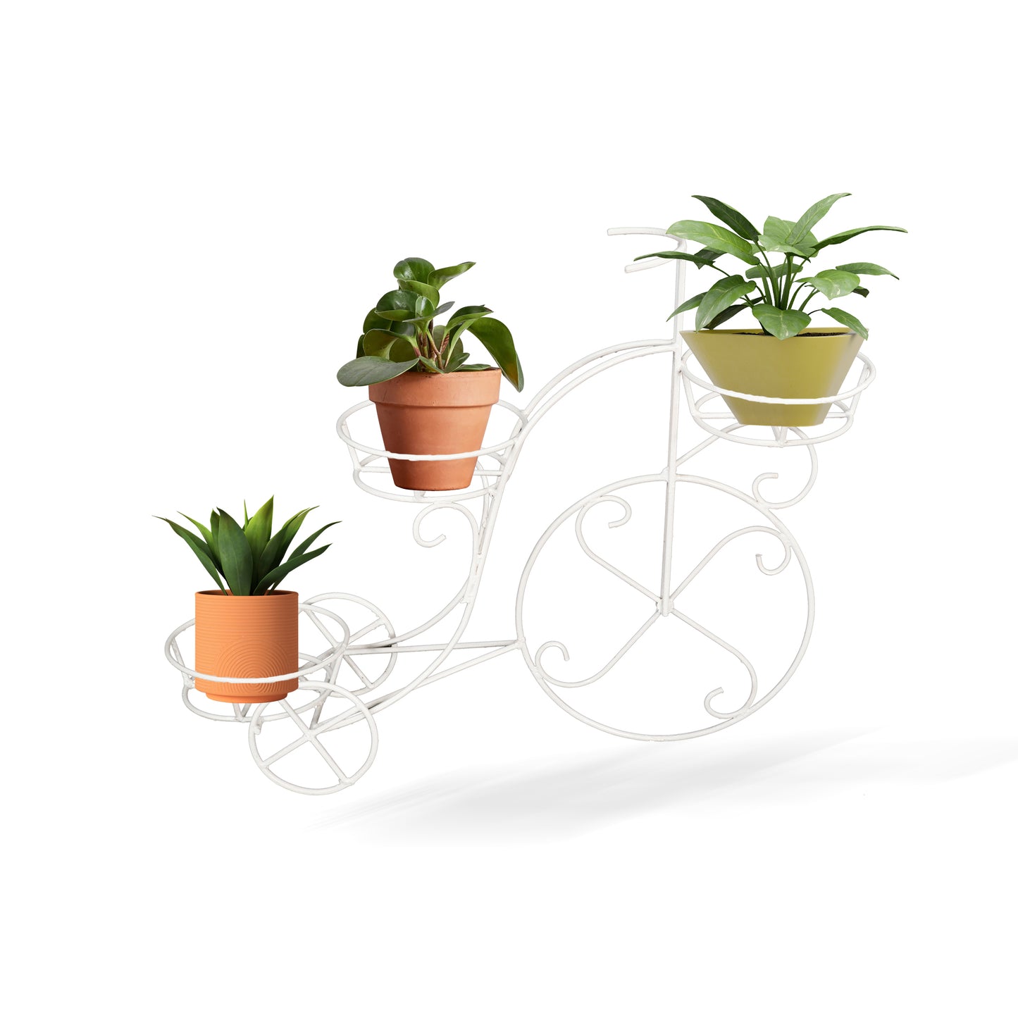 Cycle Designed Three Plant Stand