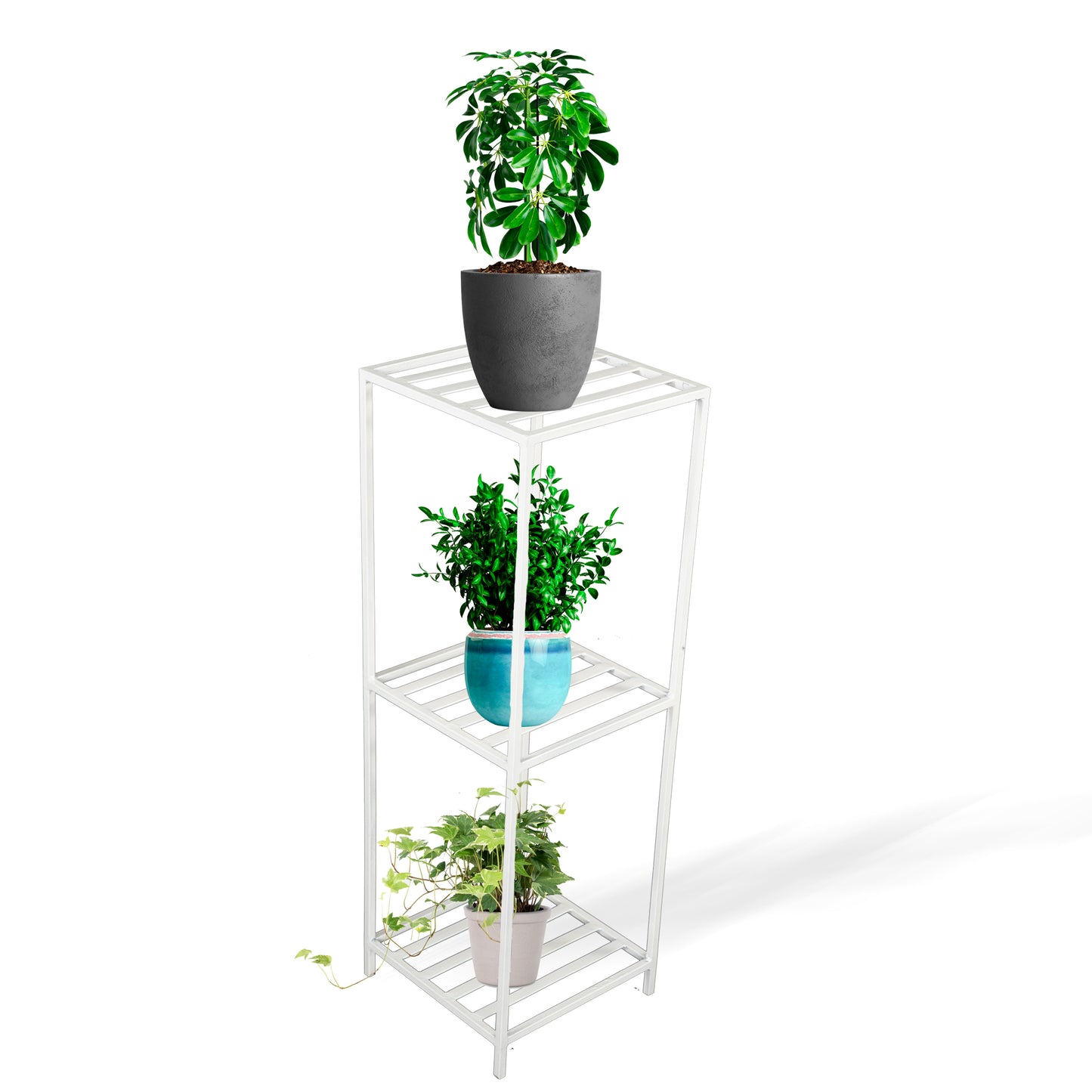 Baryte Three bucket Plant Stand