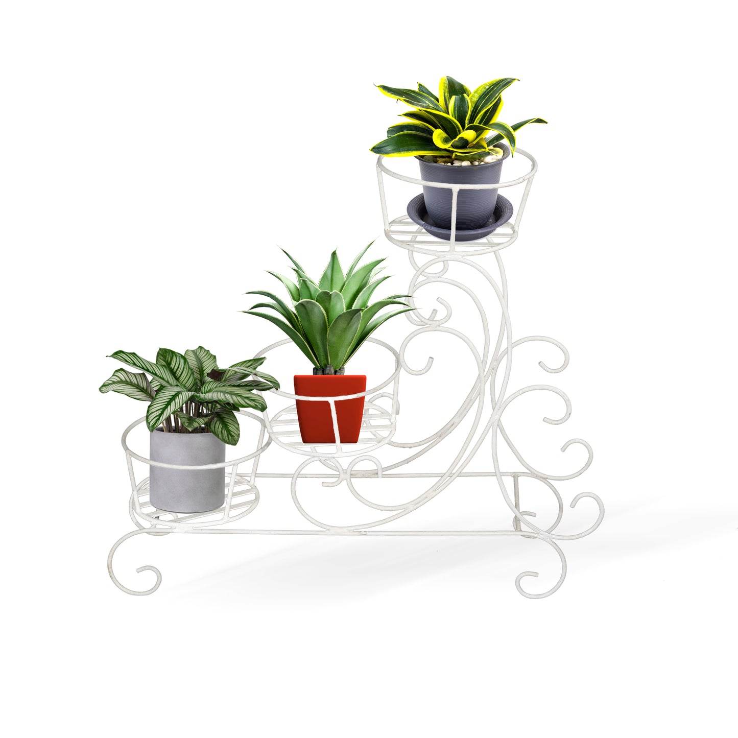 Zircon Three Bucket Plant Stand