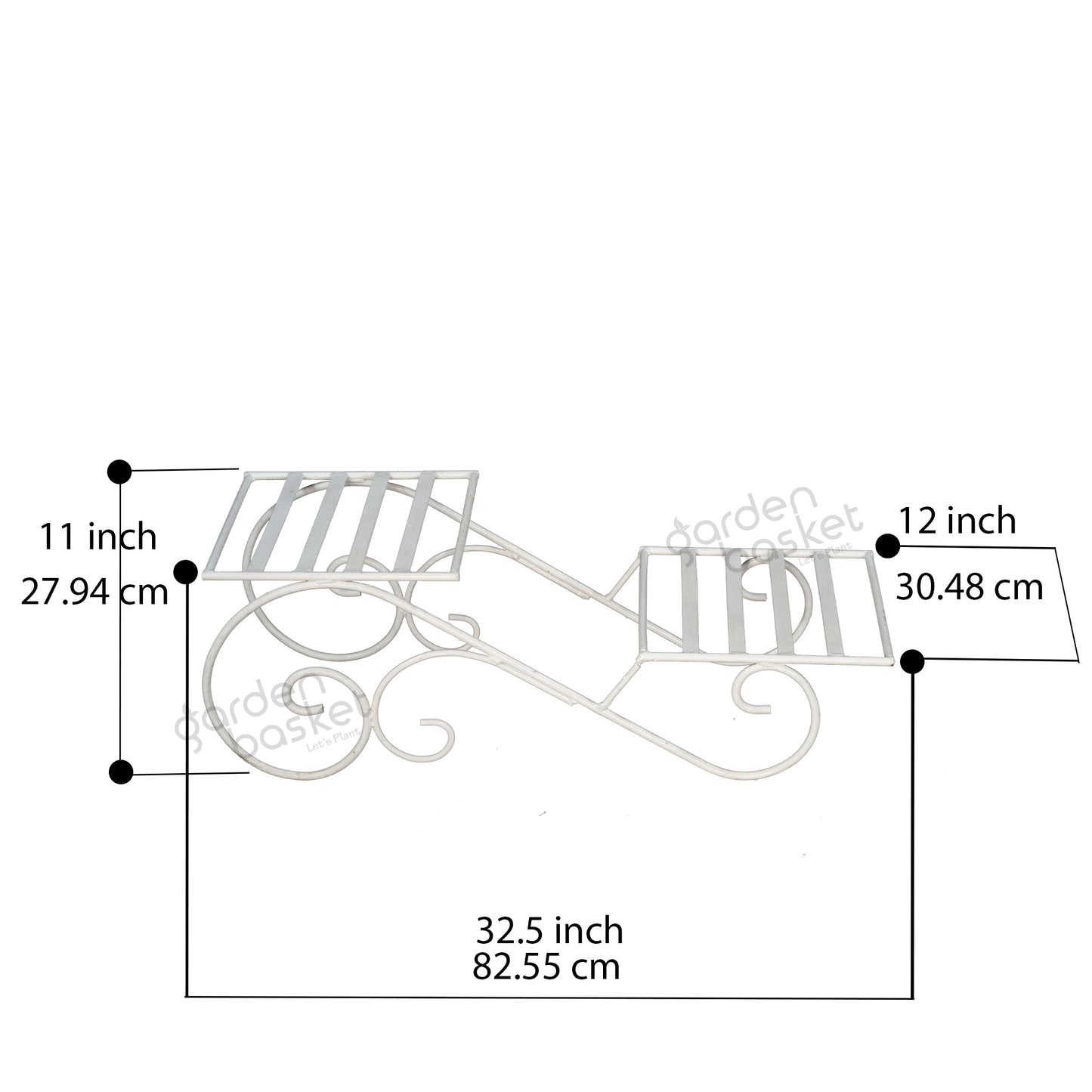 Iris Dual Bucket Plant stand