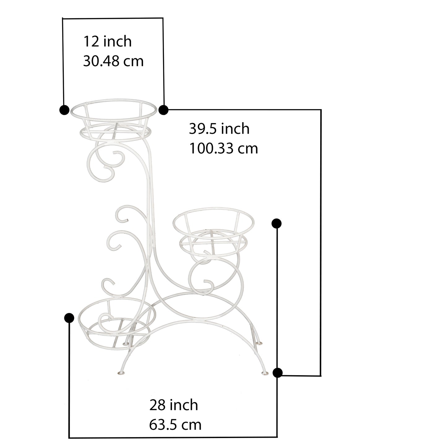 Jasper Three Plant Stand