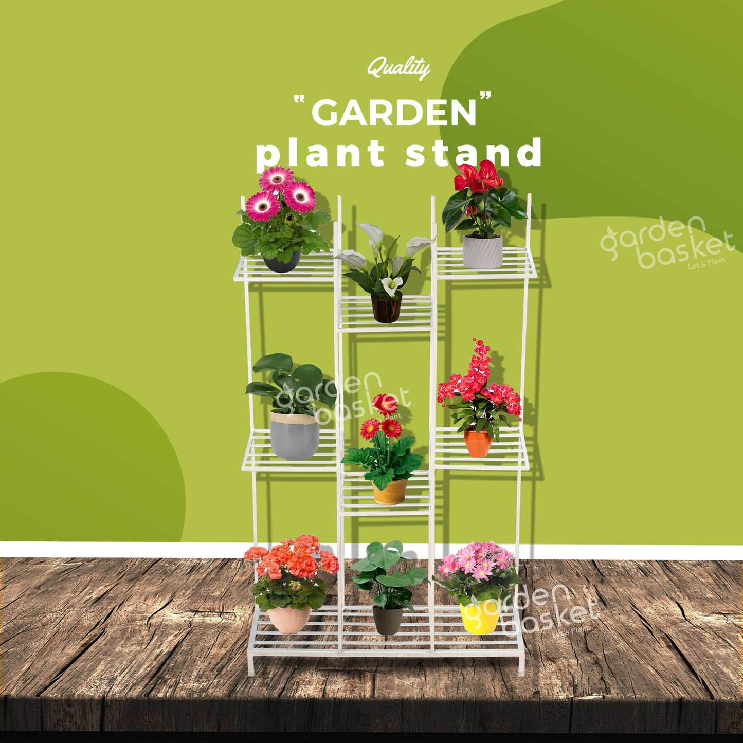 Nine Plant Stand
