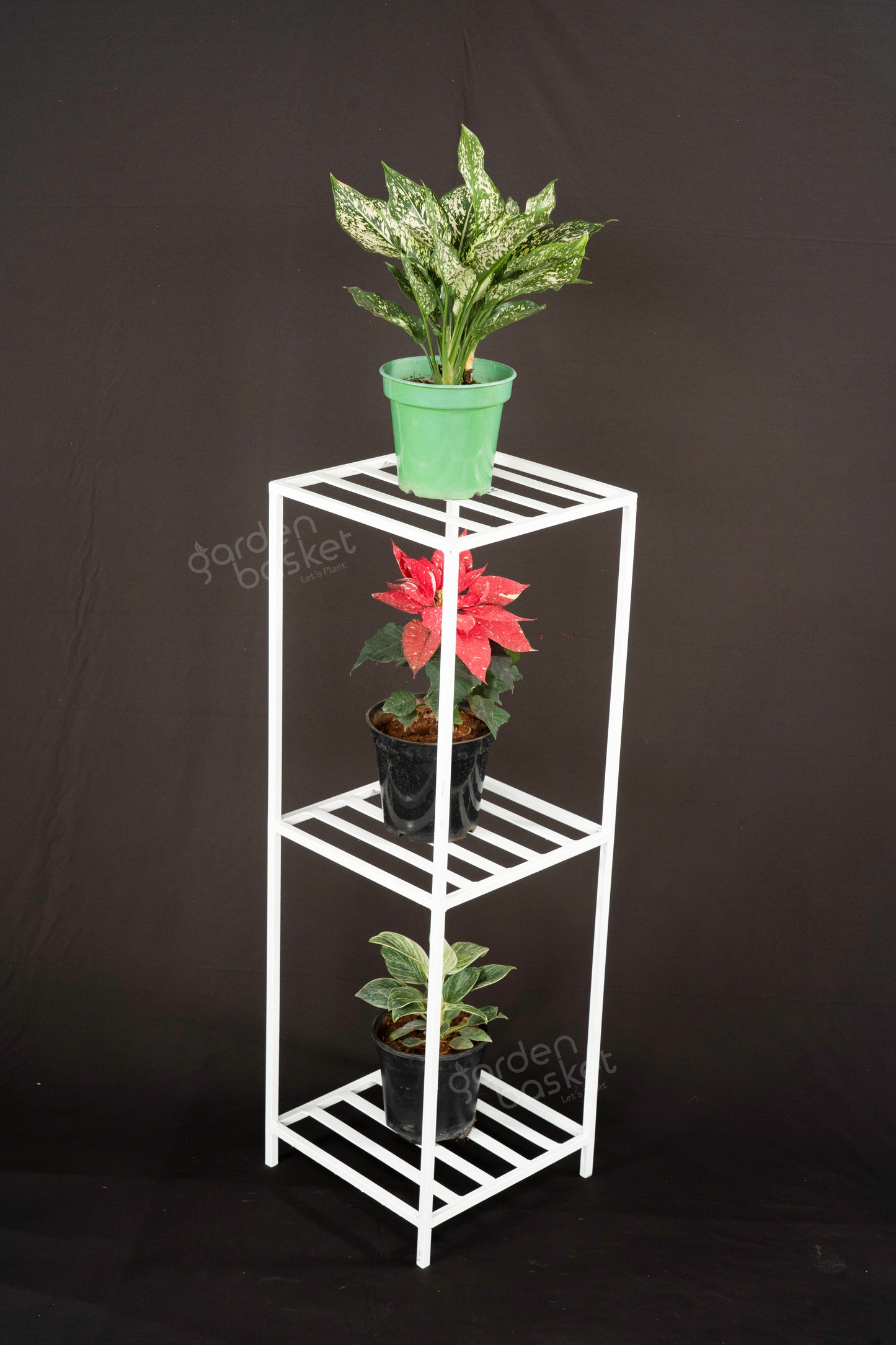 Baryte Three bucket Plant Stand