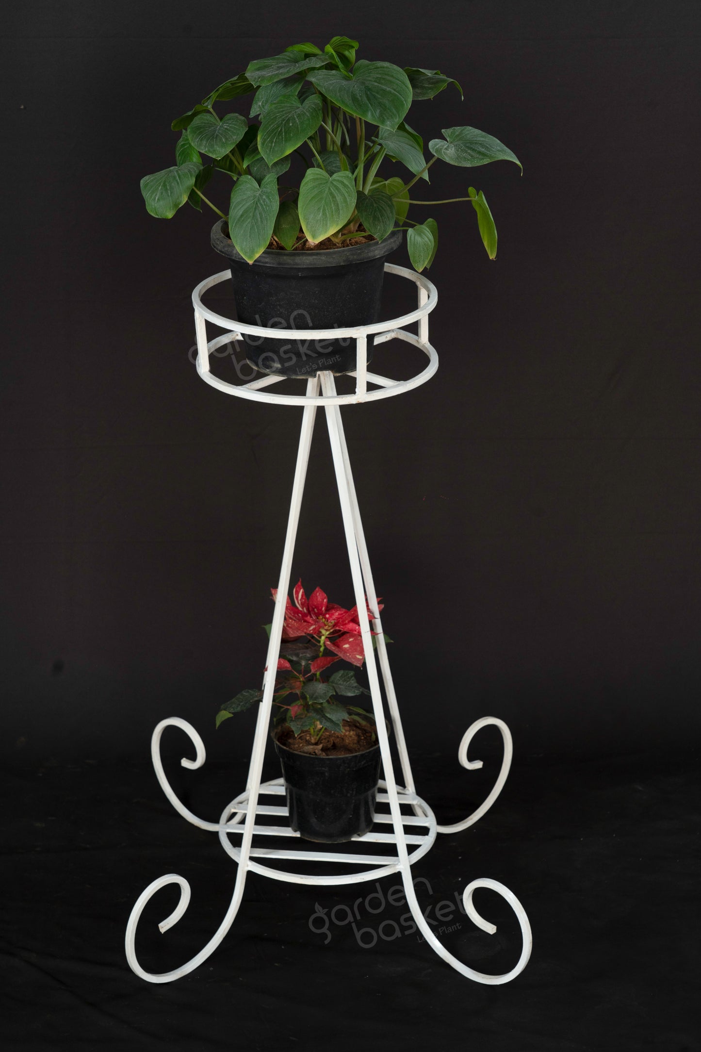 Flora Dual Bucket Plant Stand