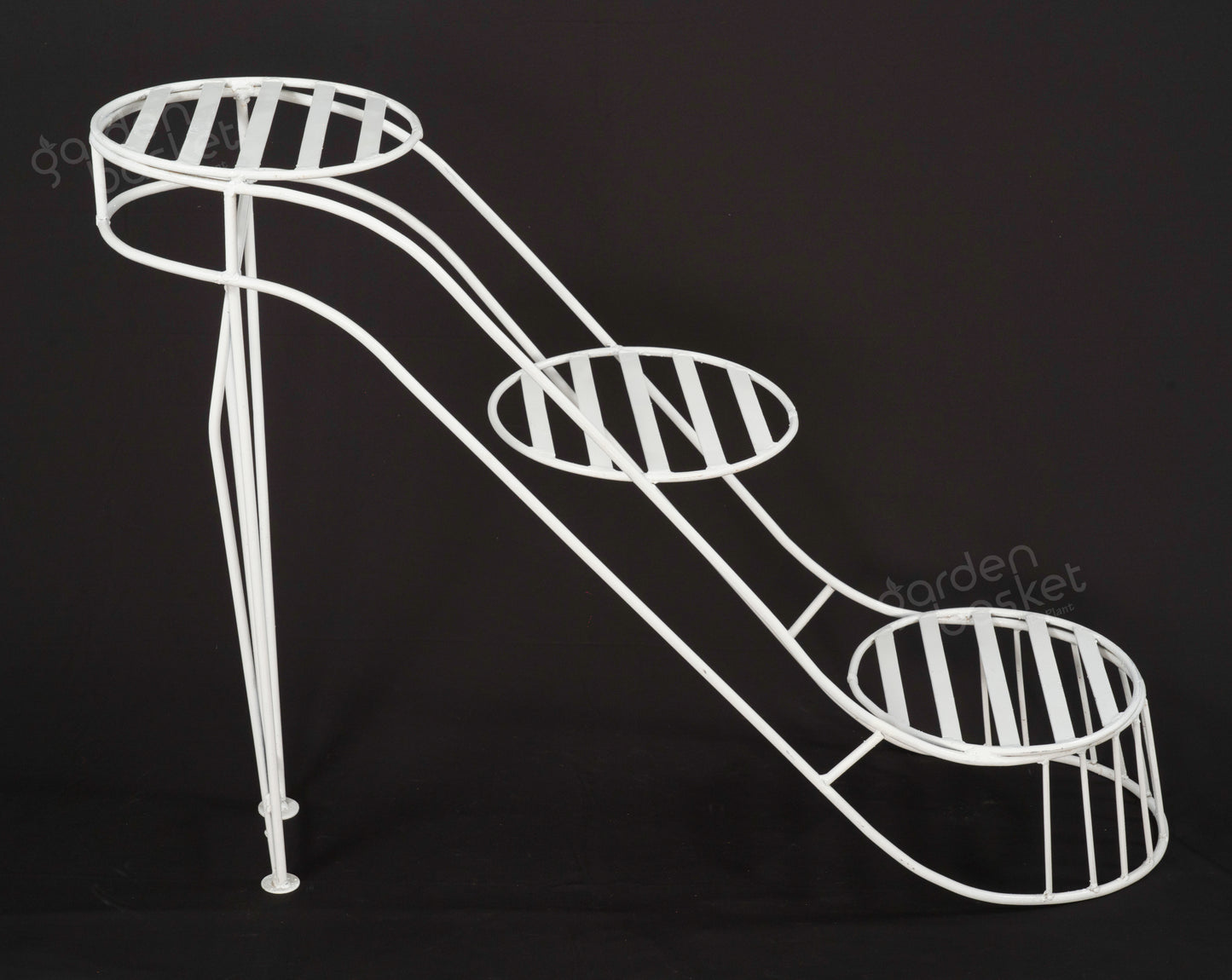 Wave Design Three Plant Stand