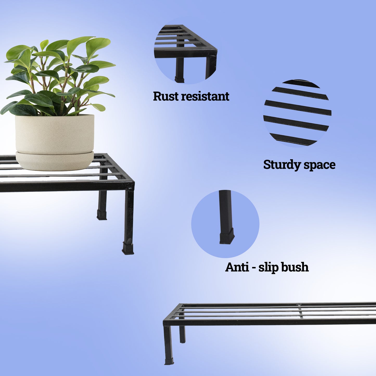 Polver Plant Stand for Pots( 36 inch)