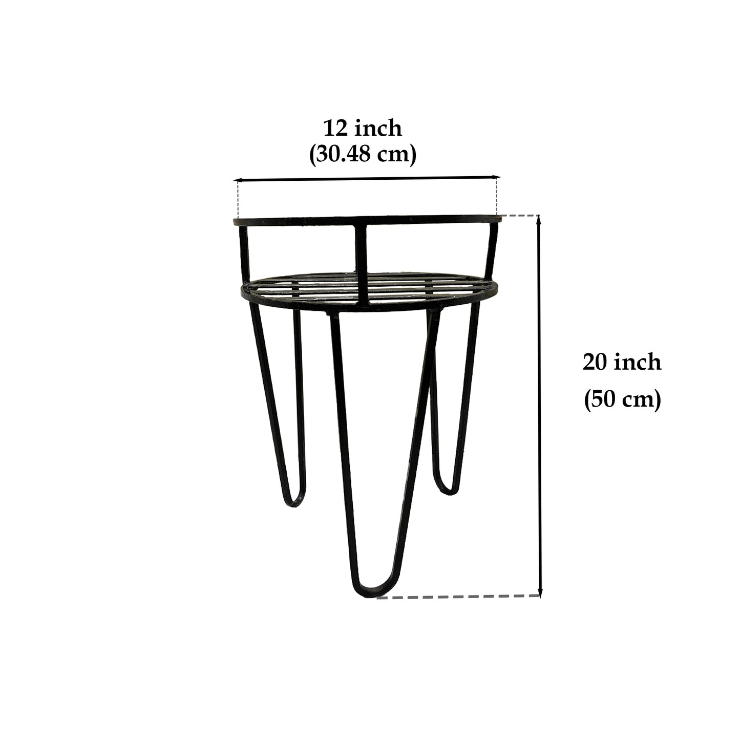 Top Ring Single Pot Stand for Plant