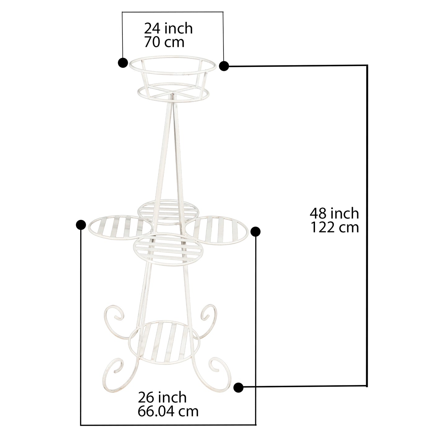 TallTranquil Rack plant stand