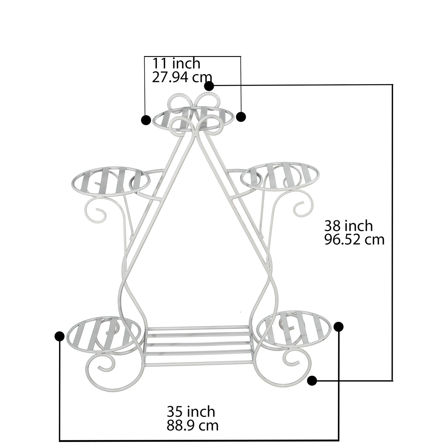 Classy crest plant stand for plants