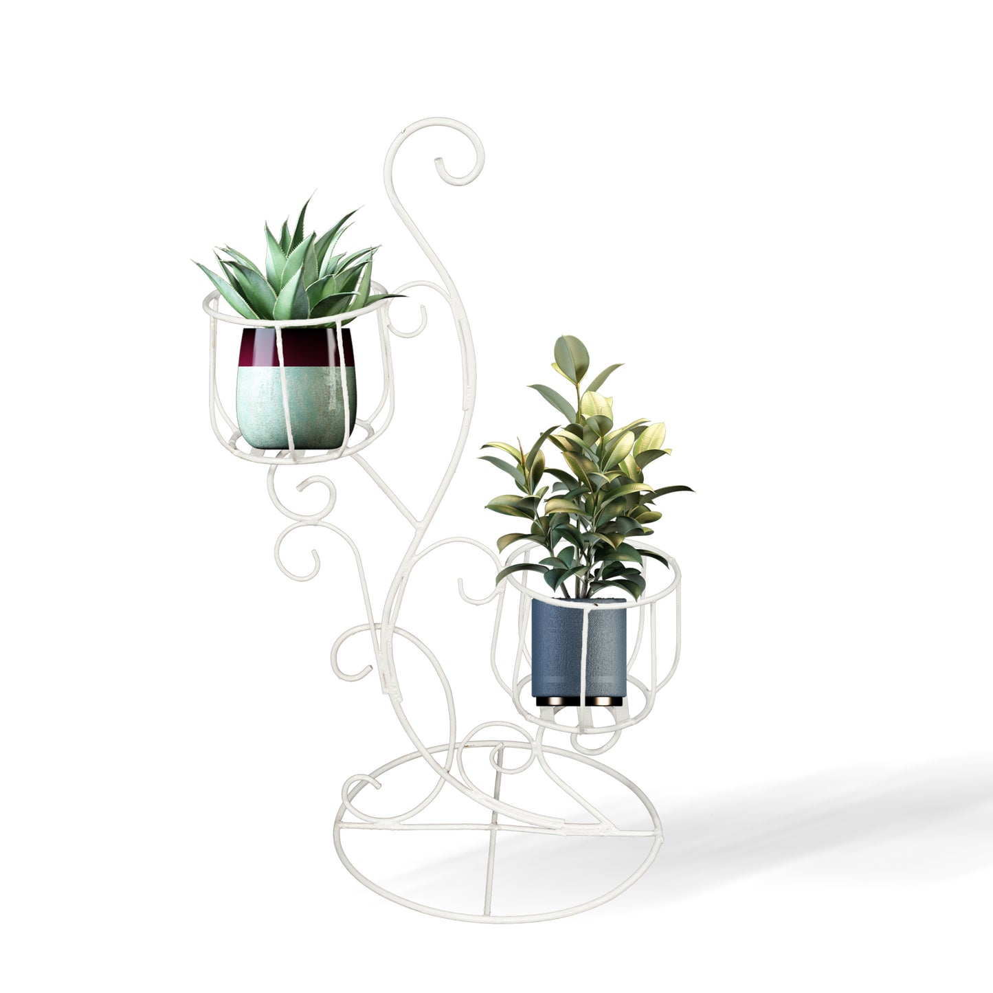 Axinite Dual Bucket Plant Stand