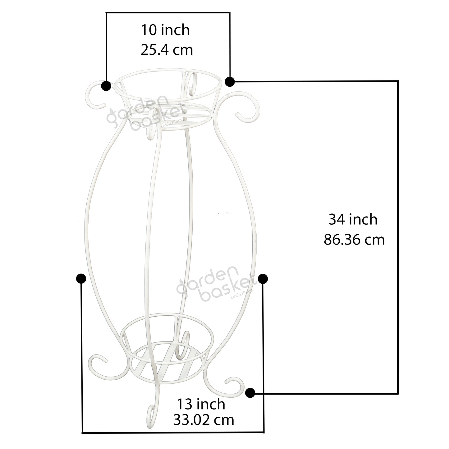 Aster Dual Bucket Plant Stand