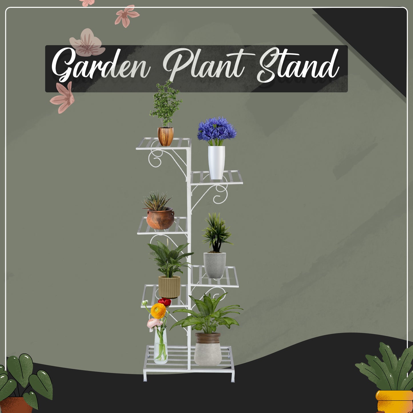 Seven Plant Stand