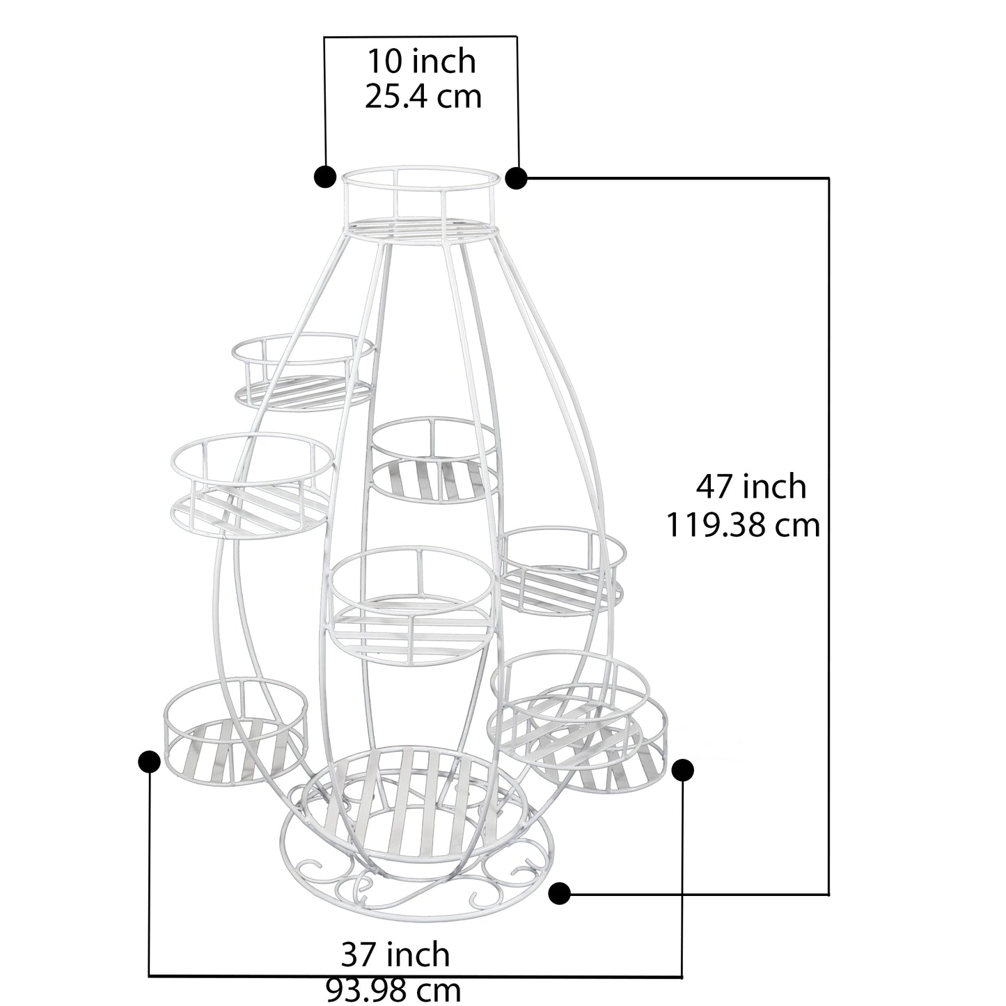 Nine Plant Stand