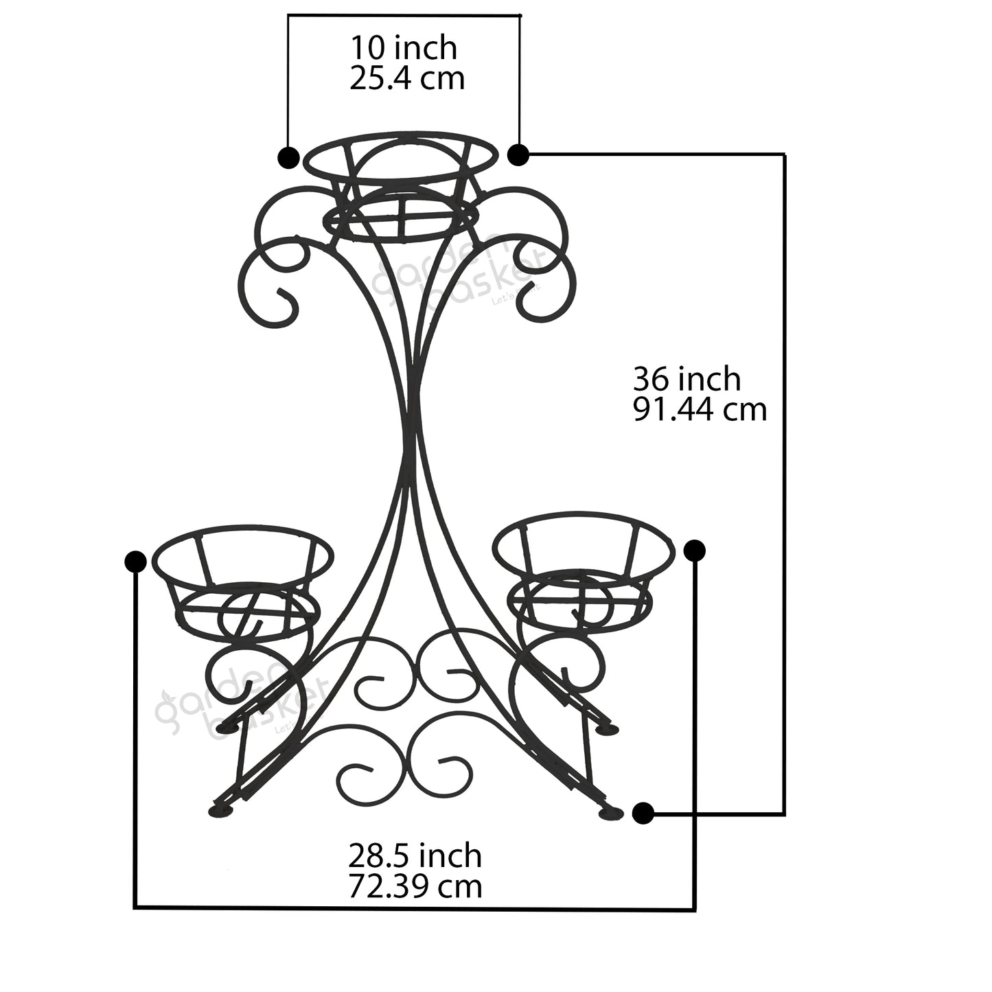 Three Plant Stand