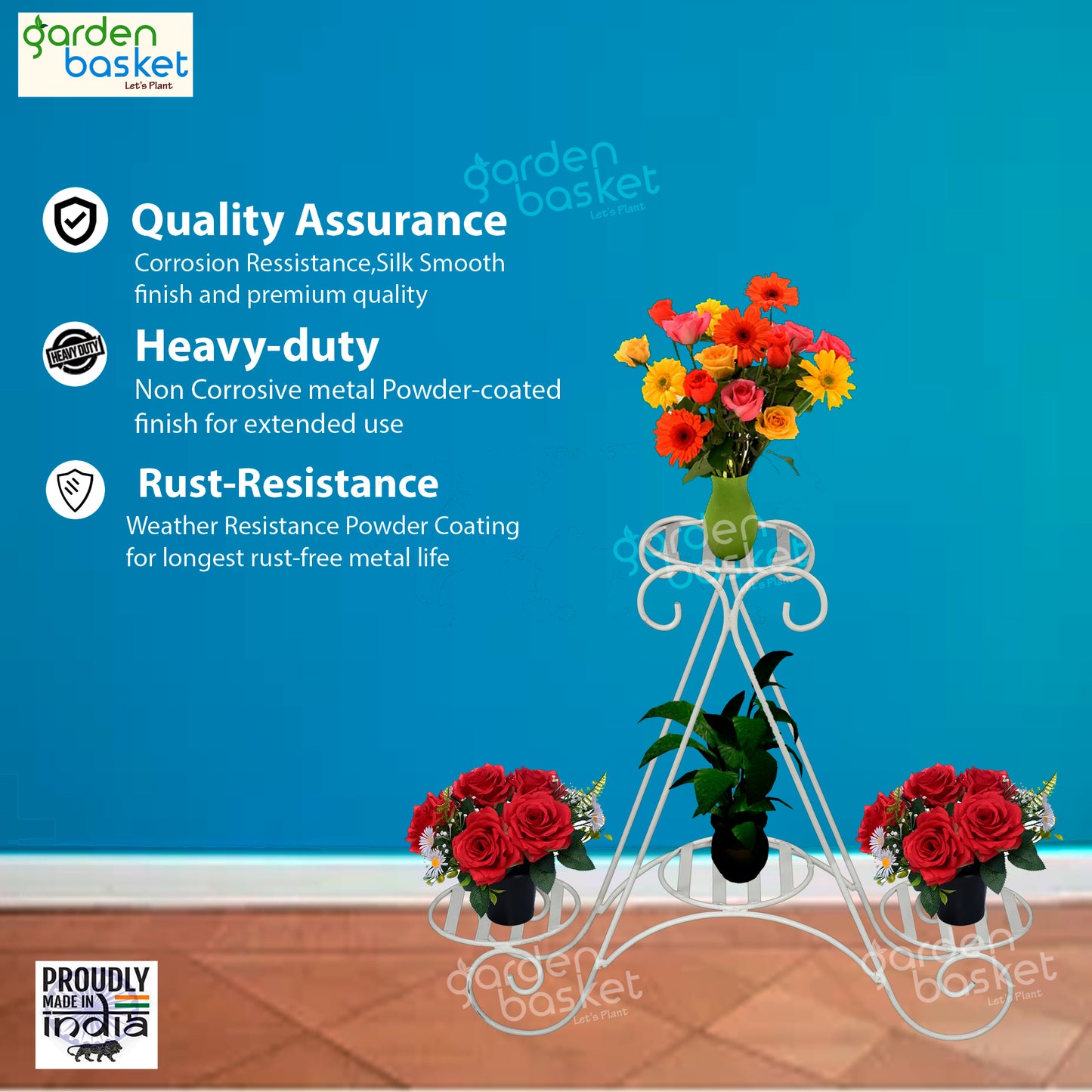 NatureNook plant stand for pots