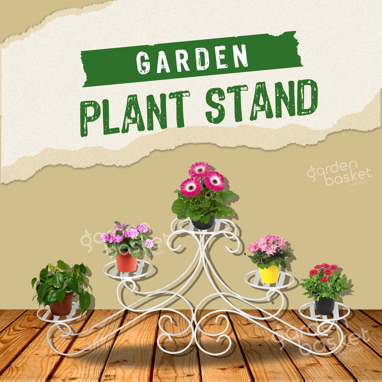 Ruby plant stand for pots